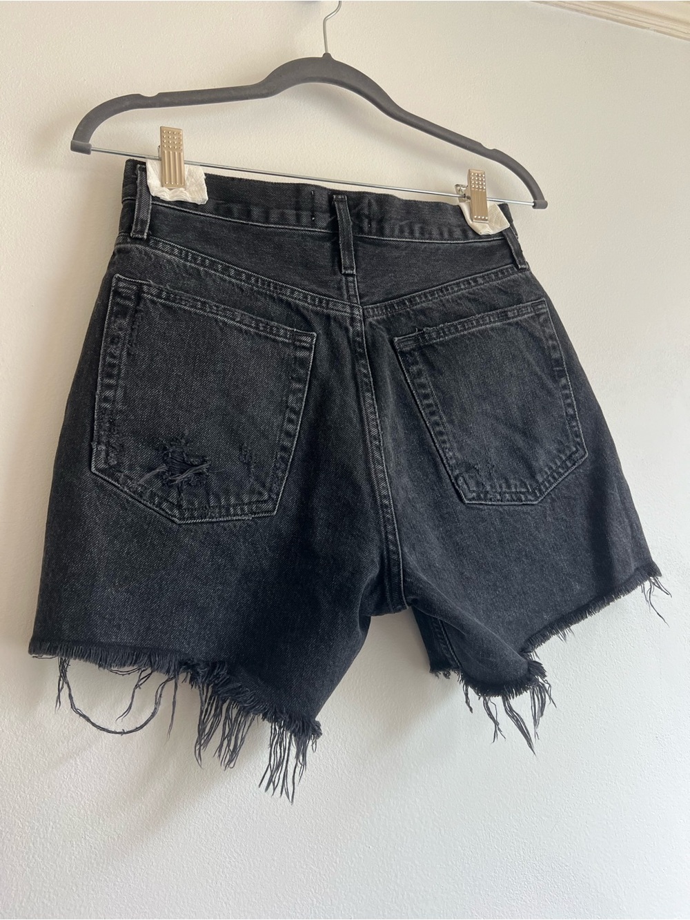 Agolde Riley Shorts in Vortex - Picture 13 of 16